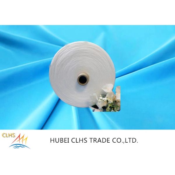 High Tensile Strength 100% Polyester Dyeing Yarn Bright NE 20 - NE 60