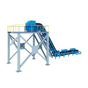 500mm Cleated Inclined Belt Conveyors For Bulk Material