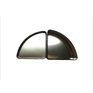 Fan Shape Cartoon Metal Box For Tea Leaves , Custom Printing Iron Storage Box