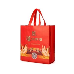 China Factory Best selling CMYK printed waterproof glossy laminated non woven bag on sale
