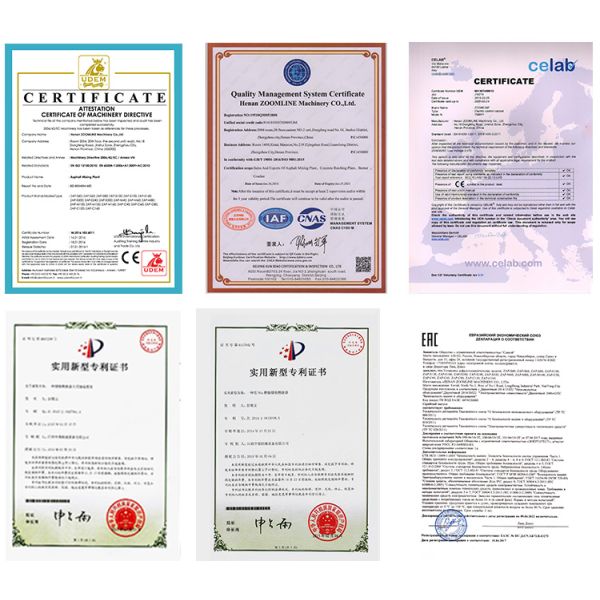 Road construction machinery 20TPH to 120TPH continuous drum mix asphalt plant