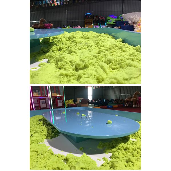 Indoor Amusement Game Machines , Commercial Painting Table Cartoon Car Sand Table Equiped Toys
