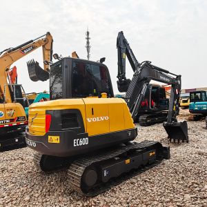 Used Volvo EC60D Excavator Original Components 37KW Second Hand Small Excavators
