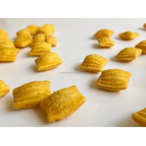 Pillow Shaped Fried Rice Crackers Nostalgic Puffed Spicy Shrimp Chips