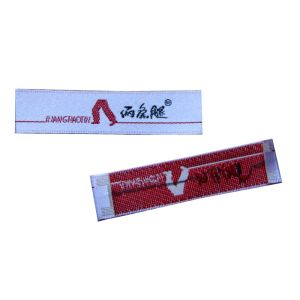 Customized Washable Woven Apparel Labels high density for sewing