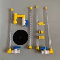 Yellow Broiler Automatic Drinker Poultry Drinking Line Parts Plastics