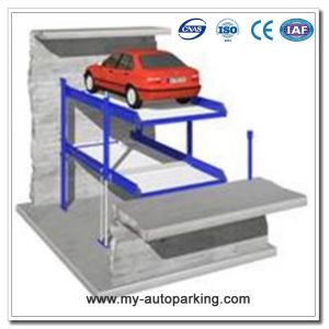 Cheap Double Level Pit Car Parking Lifts/Car Underground Lift/Basement Parking Garage/Hydraulic Stacker/Cantilever Garage for sale