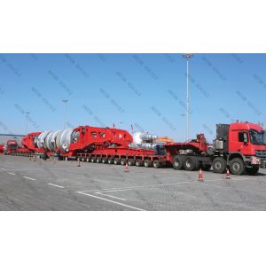 Customized Axle Self Propelled Modular Transporter With Hydraulic Swing Axles
