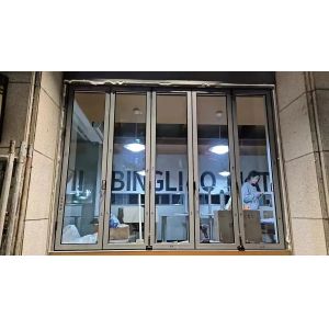 VineyardMist Wine Cellar Folding Window Capturing Morning Fog Patterns Over