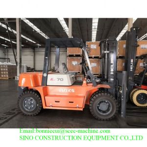 420Km/h 7 T Diesel Forklift Truck For Container Operation Inside