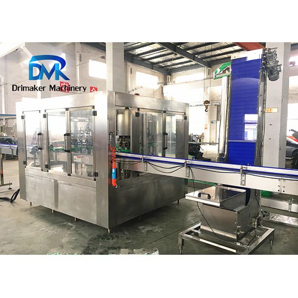 Roud Square Irregular Glass Milk Bottle Filling Machine 2000-3000 Bottles Per