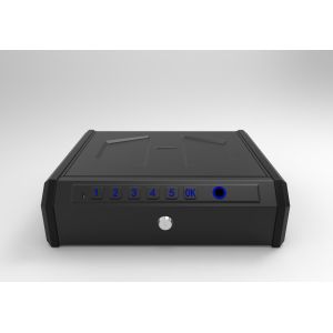 Electronic Portable Handgun Case with Biometric Indentification Safe Security