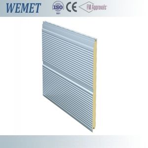 CFC free customized PUR wall panel 30-200mm for carpot, warehouse, factory RAL