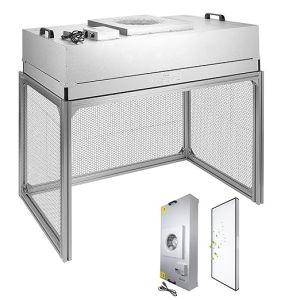 China HEPA H14 Air Filter Class 100 Vertical/Horizontal Laminar Clean Bench With Automatic Blowing on sale