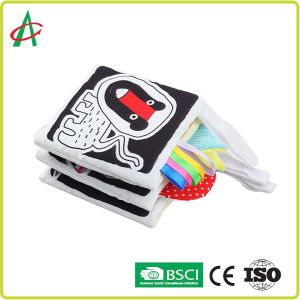 20x20cm Rag Soft Books For Infants Handcrafted Plush Polyester