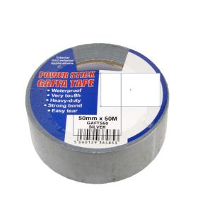 Heavy Duty Synthetic Rubber Fabric Gaffer Tape Waterproof Silver Duck Cloth Tape
