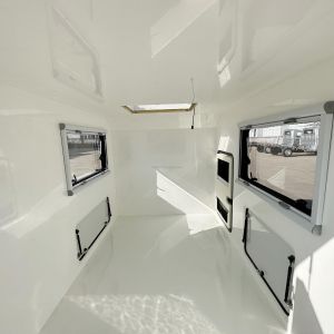 Self-tight Mechanical Lock Insulate Cargo Door for RV Motorhomes Camper Trucks