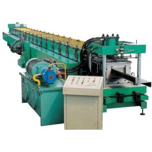 Industrial Metal C Purlin Roll Forming Machine , Steel Roll Forming Machine