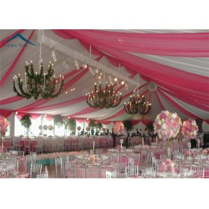 European Style Wedding Reception Tent Waterproof Canopy Tent PVC Fabric