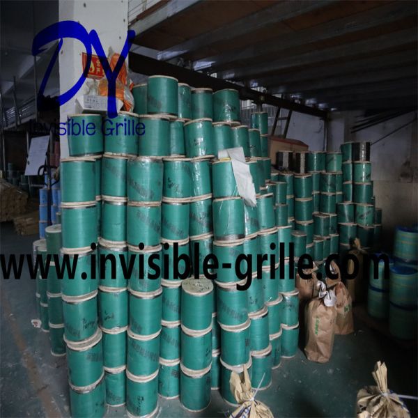 316 Wire 2.0mm Invisible Balcony Shield With Nylon Coating Security