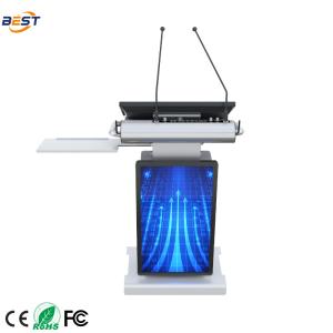 China Smart Lectern with Adjustable Screen Angle 10-40° Intel i5/i7-11 Processor and 8/16GB DDR4 RAM for Educational Use on sale China Smart Lectern with Adjustable Screen Angle 10-40° Intel i5/i7-11 Processor and 8/16GB DDR4 RAM for Educational Use on sale