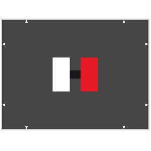 Reflective HDTV Camera Resolution Test Chart Sineimage YE0225 800W