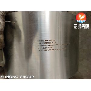 ASME SA105N Carbon Steel Self Reinforced Nozzle For High Pressure Vessels And