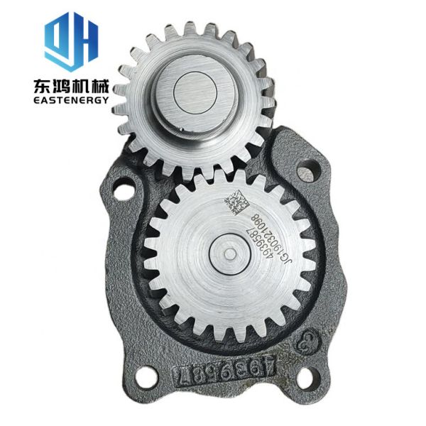 Excavator Engine Parts Diesel Excavator 6BT5.9 Engine Oil Pump 4939587 for 200-7
