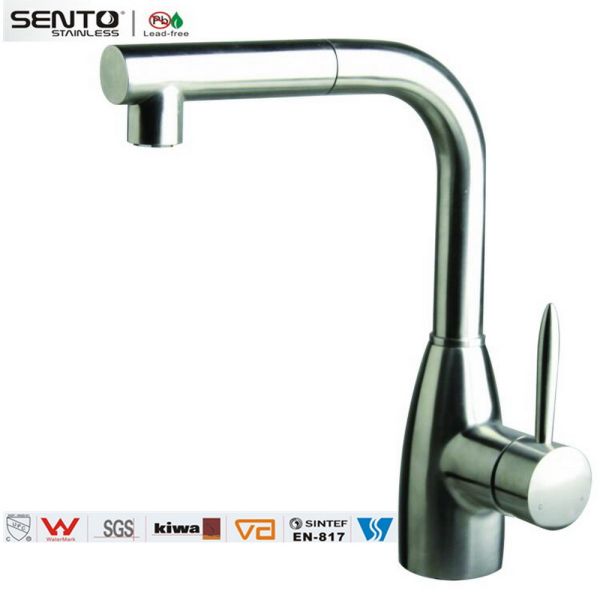 Quality Modern designs stainless steel faucet pull out kitchen sink mixer wholesale