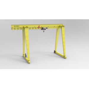 Outdoor Material Handling Single Girder Crane 35 Tons With Electric Wire Rope