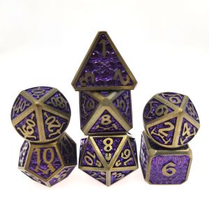Mini RPG Dice 7 Piece Tiny Polyhedral Set magic the gather chip Dice Sets