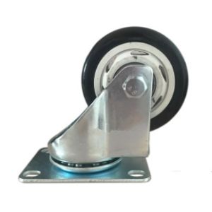China 3 inch swivel casters  urethane casters  plastic wheels zinc plated on sale