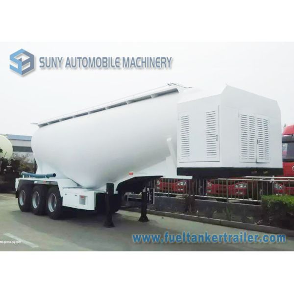 Quality 42m3 Capacity Three Axle Semi Tanker Trailers Q345 / AL5083 Material wholesale