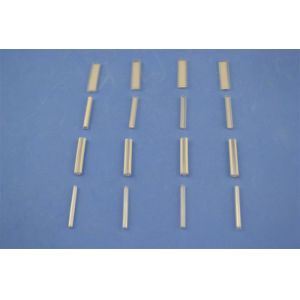 Cheap Double Ceramic Rod Splice Protection Fiber Optic Splice Sleeves for sale