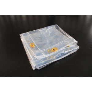 Heavy Duty Tarpaulin Transparent Tarp with Eyelets Customizable Thick Tarps Easy