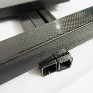 Rigid, Durable & Precision-Made Square Carbon Fiber Tube, Roll Wrapped or