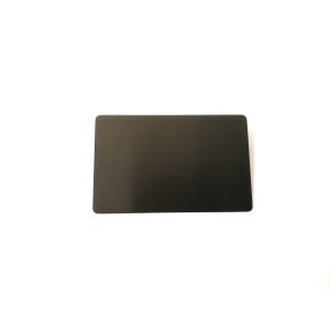 Smart Writable NFC QR Metal Business ID Card Matt Black Brush Finish