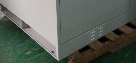 Metal Customized Outdoor Rack Cabinet BTS Telecom Shelter With Double Door