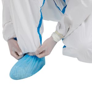 PPE SMS Disposable Protective Coverall Elastic Cuff