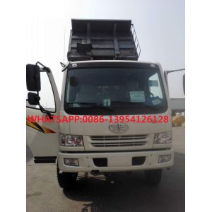 Cheap 4090MM Wheelbase FAW J5K 4X2 Heavy Duty Dump Truck 180HP 9M3 Body Capacity for sale
