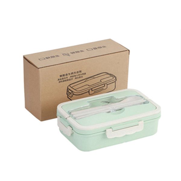 Quality Kitchen Healthy Material 2 Layer Compostable Lunch Box wholesale
