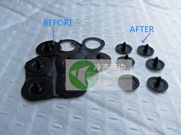 Quality Case Study: Deflashing/Deburring machine for Mini Size Rubber Stopper, Plug; Deep Cold Technology;Cooling Process; wholesale