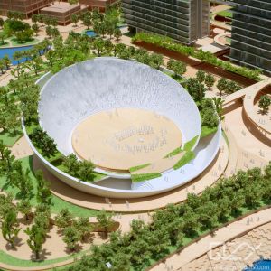 JKP 1/ 500 Yantian Project Model Customizable Miniature Building Models