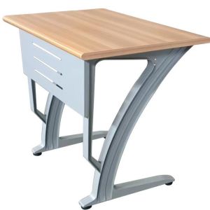 Cheap Aluminum Alloy Two Student Desks Beech University Desk And Chair for sale