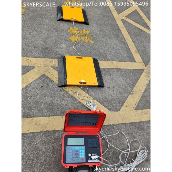 Wireless Portable Weighing Scale For Trucks 30 Ton Vehicle Weighing Pads