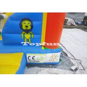 16feet Inflatable Jumping Castle Animal Bouncer With Obstacles For Biff N Bash