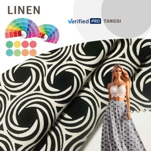 Custom Designed Digital Print Garments Great Sweat Absorption Soft 97%Cotton 3%SP for Womens Clothing