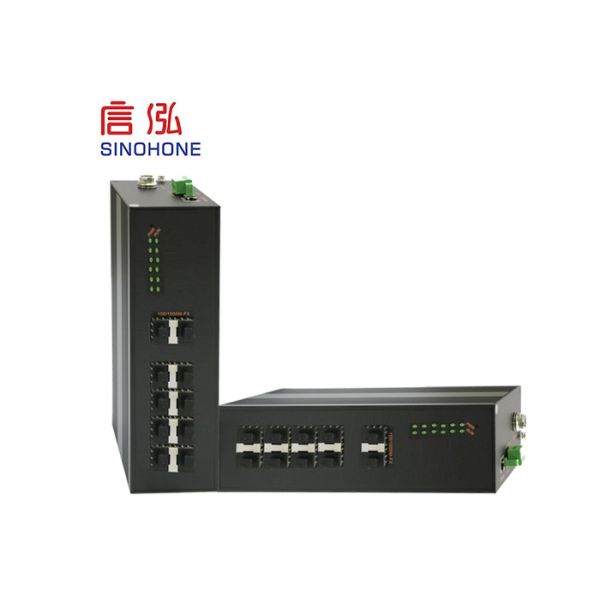 Quality Full Optic Ethernet 2 8 10 Port 100/1000M SFP Industrial Switch PTN Ring Network wholesale