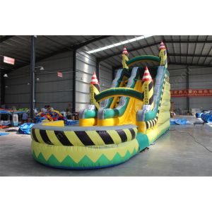 Cheap Customized Size Inflatable Water Slide for Adults Commercial Backyard Kids Pool Slide for sale