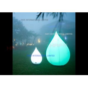 Aero Lotus Inflatable Lighting Decoration LED 100W 50CM Base For Social